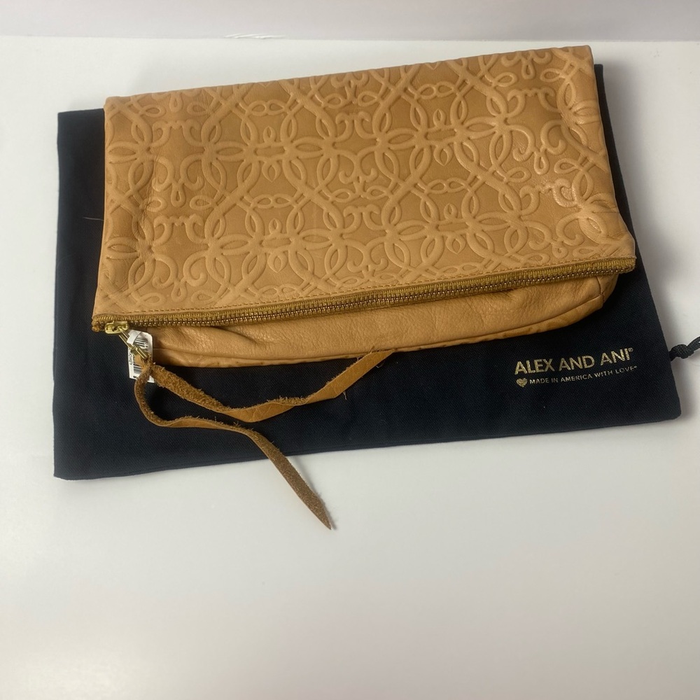 Alex and Ani Tan Clutch
